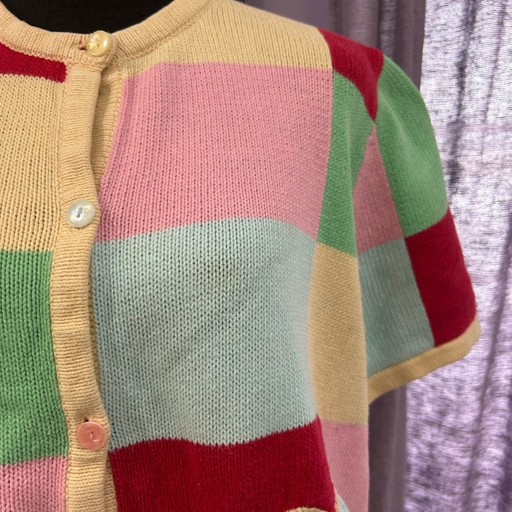 Vintage Breckenridge Patch Heart Cardigan - Picture 6 of 7